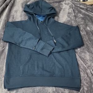 Navy Hooded Pullover Sweatshirt